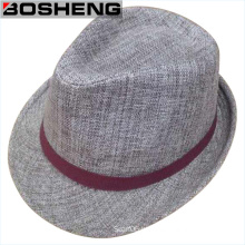 Winter Warm Fashion Gray Men Fedora Felt Hat